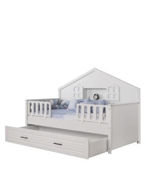 Miracool Ottoman Montessori Bebek ve Çocuk Odası / Yatak ve 7Parça Uyku Seti Dahil / Ücretsiz Kurulum