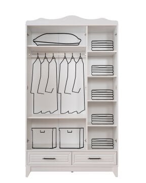 Miracool Ottoman Montessori Bebek ve Çocuk Odası / Yatak ve 7Parça Uyku Seti Dahil / Ücretsiz Kurulum