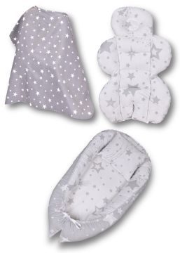 12 Parça Bebek Seti / Joell Truva Travel Sistem Bebek Arabası / Puset / Çanta /  7'li Tekstil Seti / Keçe Organizer Hediye / Yağmurluk