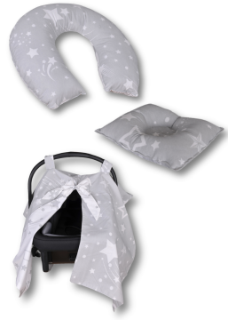 12 Parça Bebek Seti / Joell Truva Travel Sistem Bebek Arabası / Puset / Çanta /  7'li Tekstil Seti / Keçe Organizer Hediye / Yağmurluk