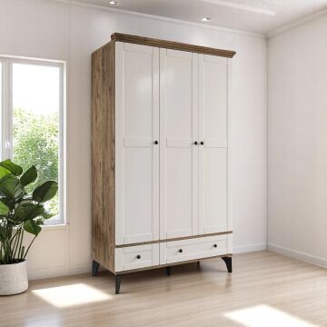 Silva 3 Kapılı Dolap / %100 MDF / Ücretsiz Kurulum / Aytaşı