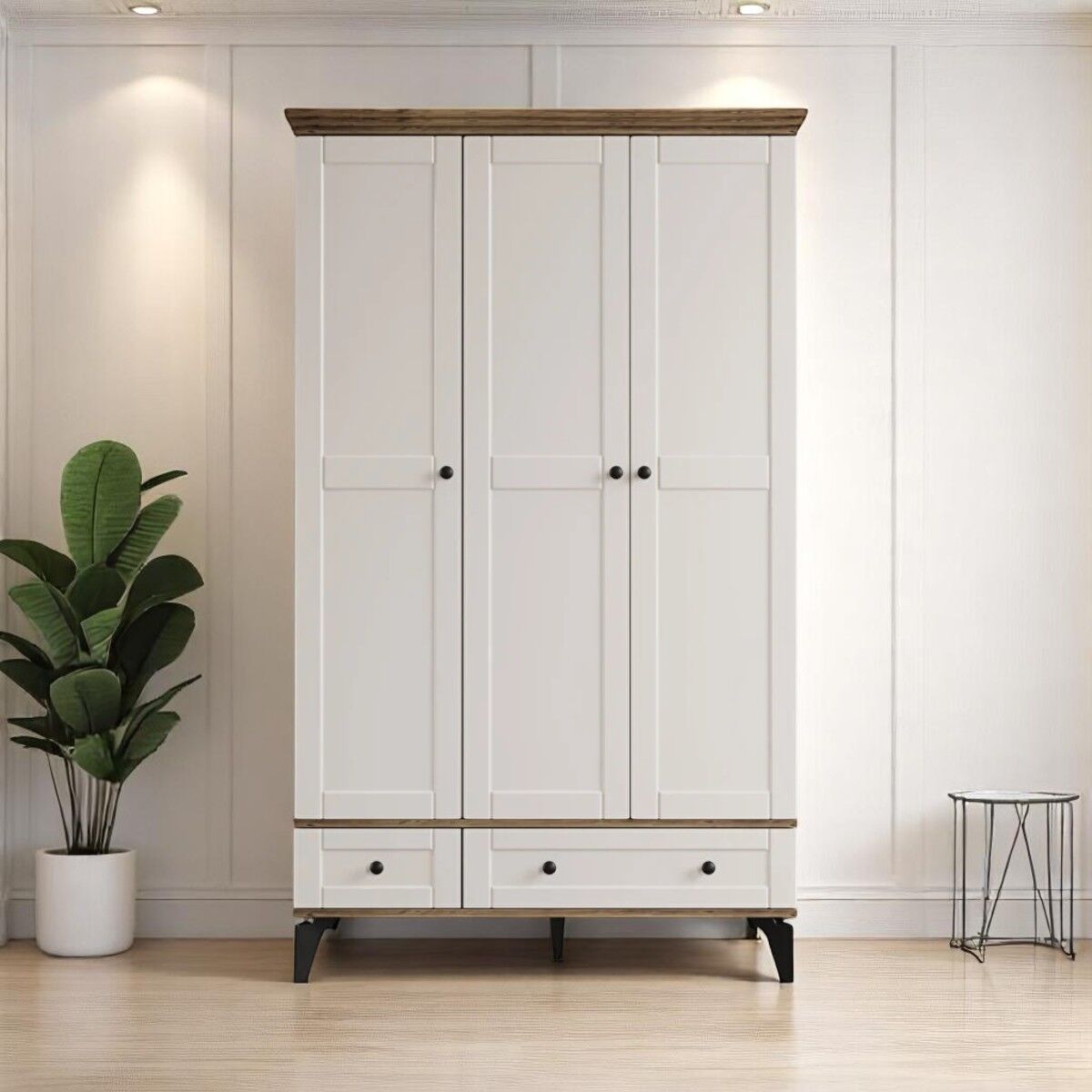 Silva 3 Kapılı Dolap / %100 MDF / Ücretsiz Kurulum / Aytaşı