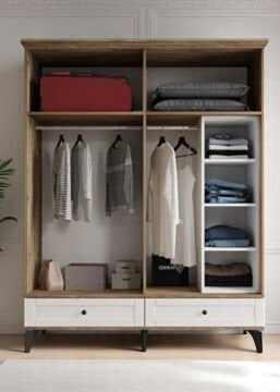 Silva 4 Kapılı Dolap / %100 MDF / Ücretsiz Kurulum / Aytaşı
