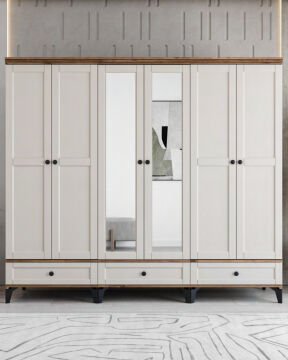 Silva 6 Kapılı Dolap / %100 MDF / Ücretsiz Kurulum / Aytaşı