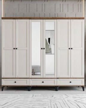 Silva 6 Kapılı Dolap / %100 MDF / Ücretsiz Kurulum / Aytaşı