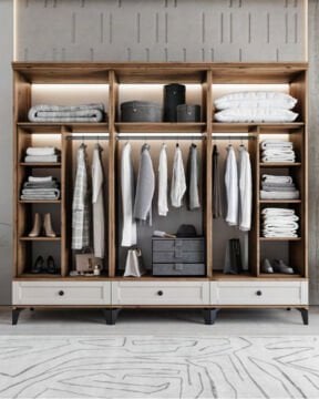 Silva 6 Kapılı Dolap / %100 MDF / Ücretsiz Kurulum / Beyaz