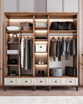 Terra 5 Kapılı Dolap / %100 MDF / Ücretsiz Kurulum / Aytaşı