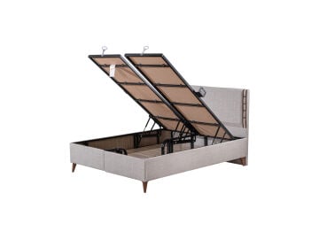 Latte Baza Seti / Çift Kişilik / Yatak+Baza+Başlık
