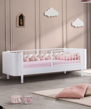 Perla Karyola & Ortopedik Yaylı Yatak Dahil / Ücretsiz Kurulum / %100 MDF / Beyaz