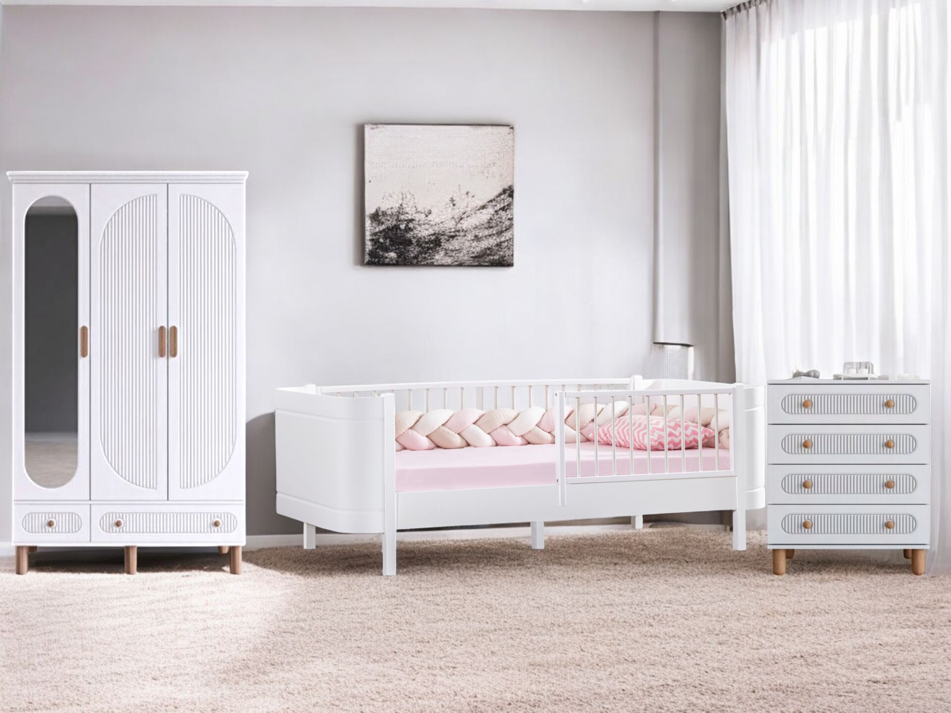 Milen Bebek ve Çocuk Odası / %100 MDF / Ücretsiz Teslimat - Kurulum