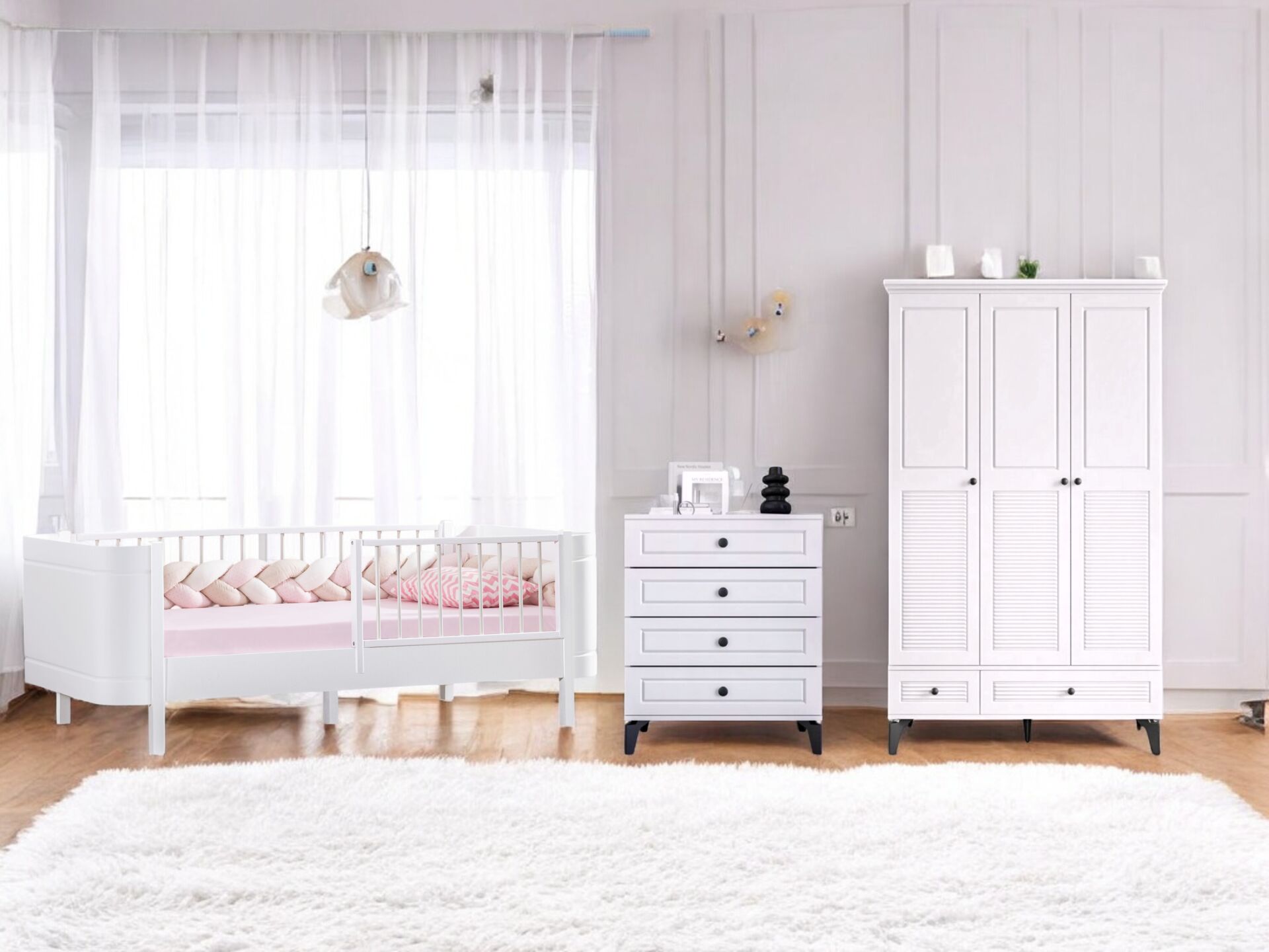 Panjur Fix Bebek ve Çocuk Odası / %100 MDF / Ücretsiz Teslimat - Kurulum